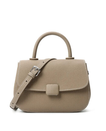 Women’s Genuine Leather Handbag with Shoulder Strap – Small Daily Use Bag