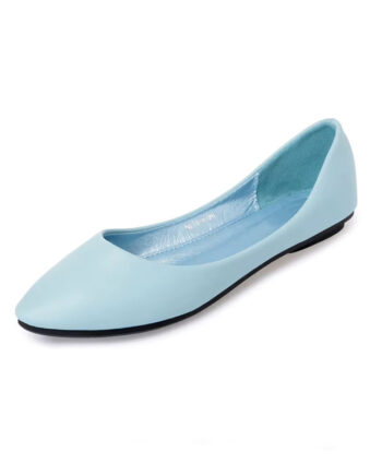 Women's Slip-On PU Leather Flat Loafers – Casual Comfortable Shoes